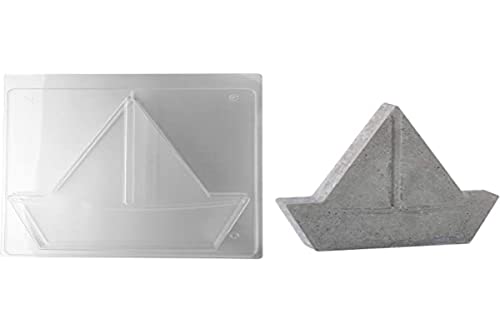 Rayher 36085000 Casting Mould Boat, 28 x 26.5 cm, Transparent