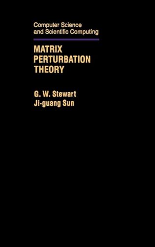 Matrix Perturbation Theory (Computer Science and Scientific Computing) view 2