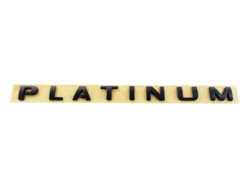 Image of 1PC Set Expedition Platinum Door Rear Emblem 3D Badge Nameplate Logo Letter Decal Fit for 150 250 350 (Matte Black)