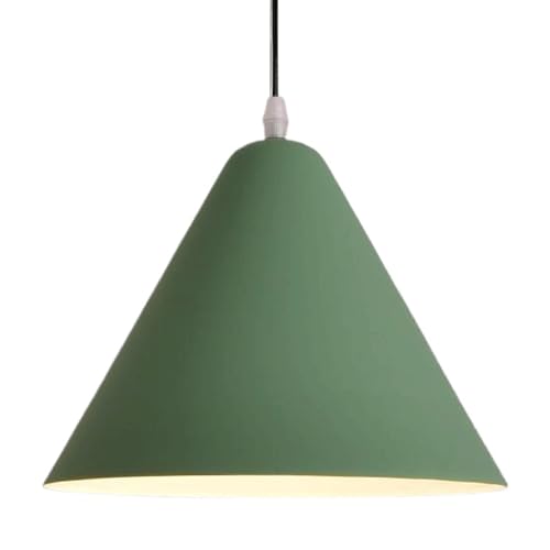 Lampe suspendue design industriel avec abat-jour en métal noir E27 pour salon