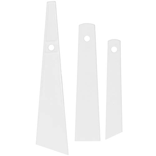 Raspador de aplicação de cola, placa de goma de couro, ferramentas de pasta de cola de plástico Pres