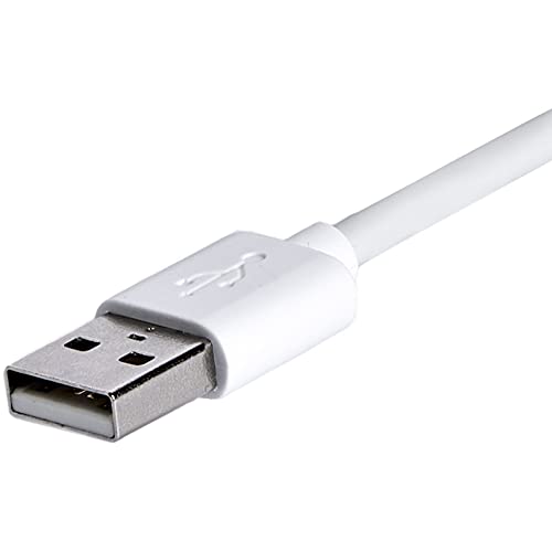 Startech.com Angled Lightning To Usb Cable - 2M (6Ft) - White - Apple Mfi Certified (Usblt2Mwr) #TOP5