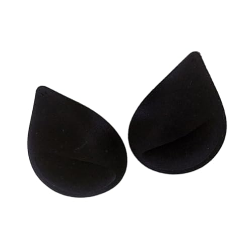 KiBcsLic 2 almohadillas reutilizables para, para ropa interior femenina, para uso casual, 15 X 14 X 2 Cm, Negro - imagen 6