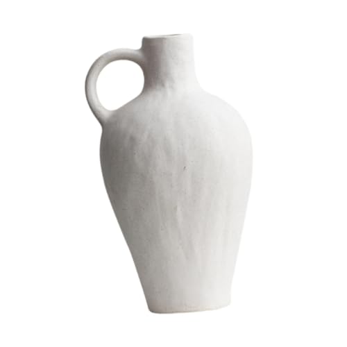 Vase à fleurs en céramique perfk pour composition florale de table