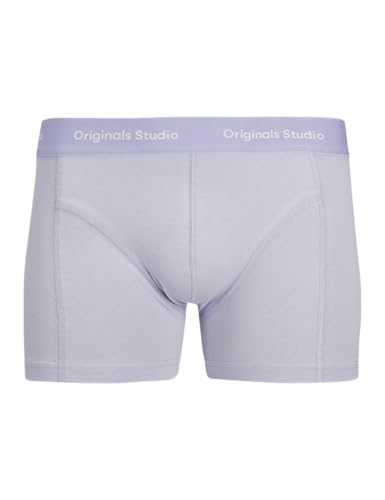 JACK & JONES Herren Jacvesterbro Solid Trunks 3 Pack Noos, Stormy Weather, m (3er Pack) – Ansicht 3