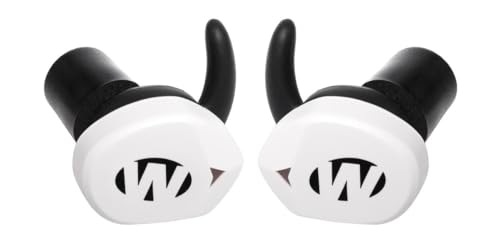 Walker's Silencer 2.0 Recharegeable Earbuds - White