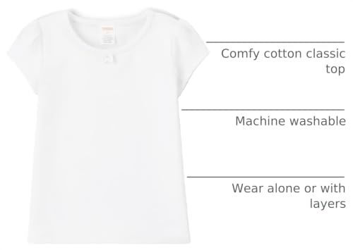 Image of Gymboree Girls and Toddler Short Sleeve Basic Layering Shirt