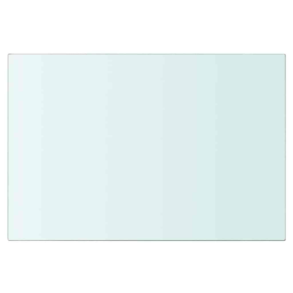 Regalböden 2 STK Glas Transparent 30x15 cm Hartglas Wandregal Hängeregal Floating Shelves Regalbrett für Wände 15 kg Dekorregal Wandablage