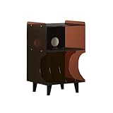 Une vitrine multifonctionnelle offrant des solutions de rangement polyvalentes for disques vinyles, casques audio, haut-parleurs, CD ou livres.