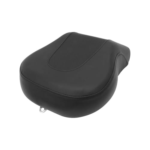 Cojín de pasajero de cuero PU negro para moto Night Train y Springer