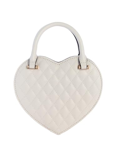 GUESS Atabey Damen-Herztasche, Cremeweiß, Einheitsgröße – Ansicht 4