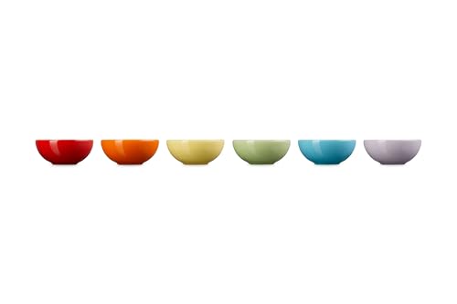 Le Creuset Stoneware Pinch Bowl Gift Set, Set of 6 Prep Bowls, Multi Color, 2 OZ - Image 3