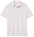 Amazon Essentials Men's Slim-Fit Quick Dry Tech Stretch Lightweight Golf Polo Shirt, Pale Lilac, S