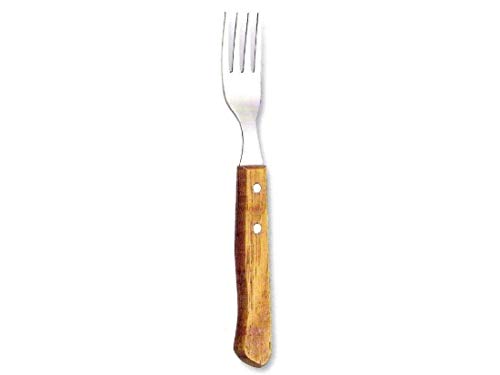 CUPERINOX Tenedor Chuletero Mango Madera 20cm 300219=