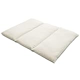 Cuscino termico con semi di uva - 3 compartimenti 40x30cm - bianco - utilizabile caldo o freddo