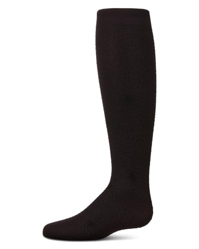 MeMoi Girls Opaque Fireworks Flocked Tights
