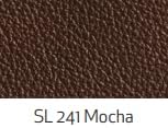 Close-up of SL 241 Mocha Soft Line Leather swatch