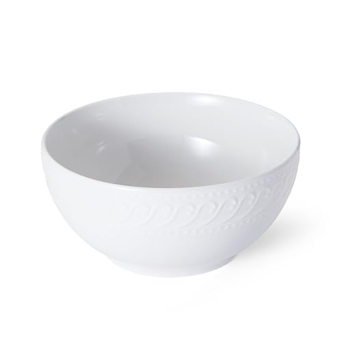 Pfaltzgraff Sylvia Round Vegetable Bowl, White