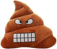 MIELIMON Cojines emoticonos Caca. cojín Suave Almohada Emoticono