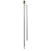 US Flag Store Spinner Flagpole, 6-Feet, Silver Aluminum