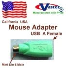 SuperEcable - USB Adapter, SKU : 10158, USB Mouse to PS/2 Adapter, 20 Pack