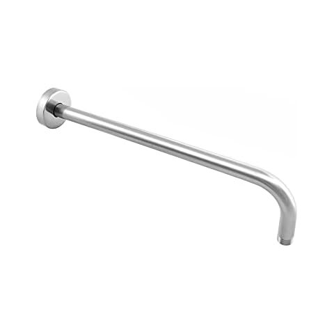 QWORK 40cm Brazo de Ducha Pared en Acero Inoxidable para Alcachofa de Ducha Cover