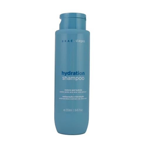 BRAÉ Shampoo Hidratação Intensa Stages - Profissional, 250ml - Maciez e Brilho, Reduz Frizz