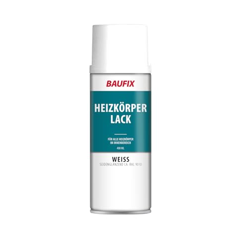 BAUFIX Heizkörperlack Spray weiß seidenglänzend 400 ml langanhaltender Schutz für Profis und DIY-Fans