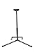 Baglama Stand - Folding A-Frame Instrument Holder for Saz, Oud, Guitar, Portable and Stable