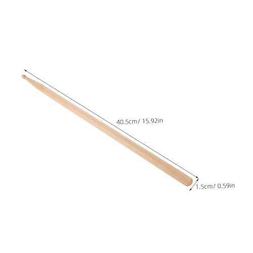 Juego de 4 baquetas de madera de arce tamaño 5B miniatura 2
