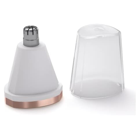 OLOV Electric Nose Hair Trimmer Replacement Blade for Electric Nose and Ear Hair Trimmer, Hygienic Replaceable Nose Trimmer Blade Head for Precision Cutting, White Cover