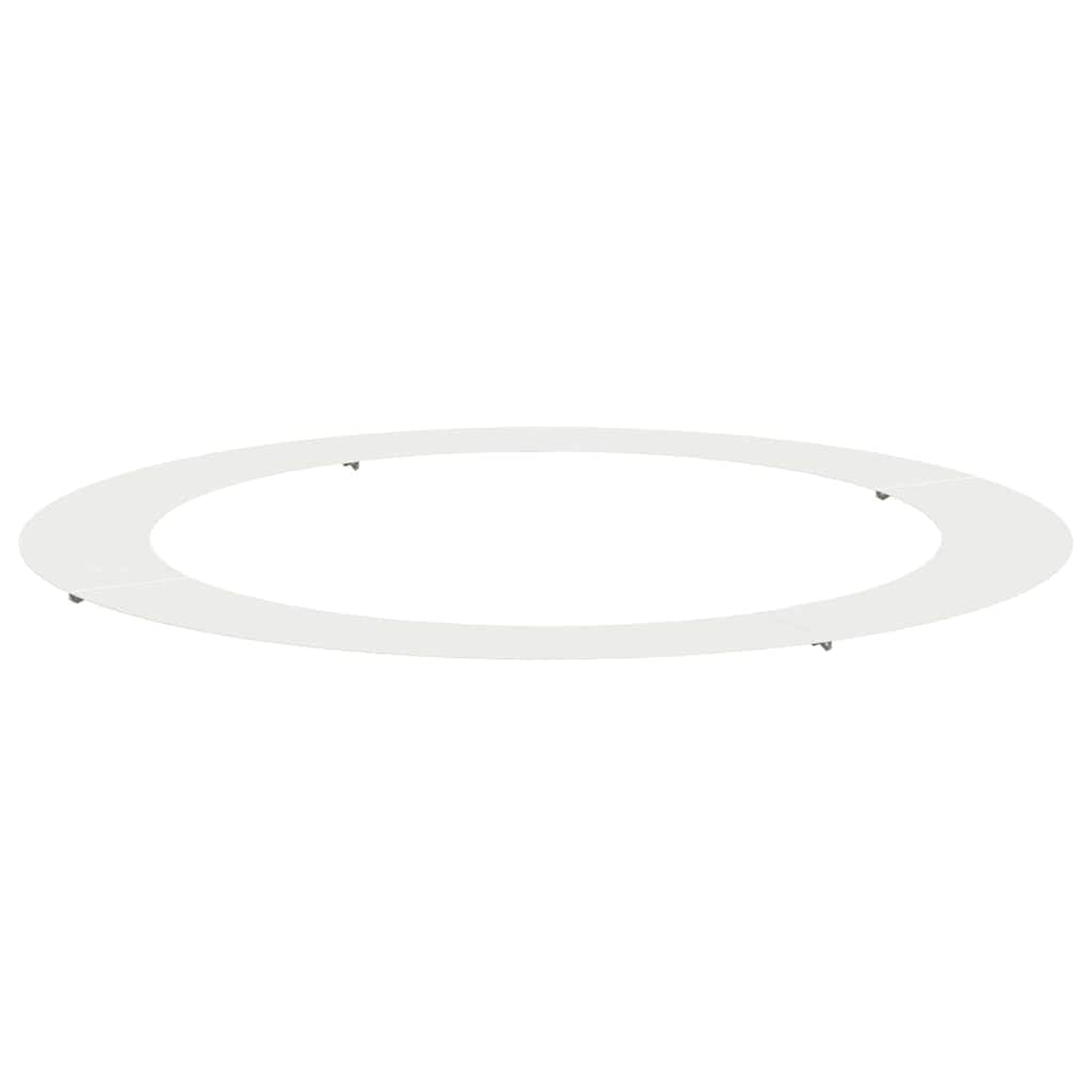 Anneau d'arbre blanc vidaXL déco extérieure pour un jardin contemporain