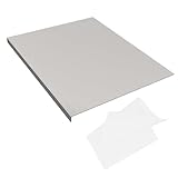ZUNOXAZ Tabla de Amasar y Cortar Acero Inoxidable Herramienta de Cocina Práctica Superficie Antiadherente para Masas y Verduras Fácil Limpieza y Almacenamiento