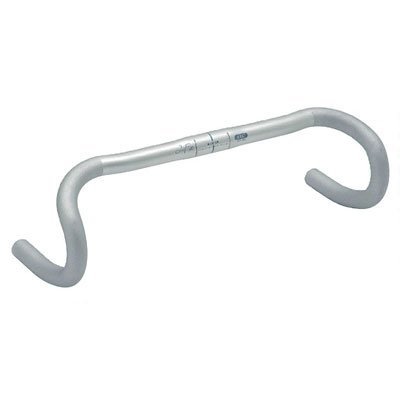 DIXNA J-Fit Arc 26 - Abrazadera de barra plateada suave, diámetro: 26 mm, mango de caída, plata, 420 mm, plata, 420 mm