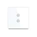 Produktbild Jinvoo Smart WLAN Wandleuchte Schalter, keine Hub erforderlich, Timer, Touch-Lichtschalter, Fernbedienung Ihre Geräte von überall, Kompatibel mit Alexa Echo/Google Home (2-Gang UK)