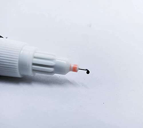 EPISKEY® Nail Art Design Dotting Painting Drawing UV Polish Brush Pen Tools Set Kit Nail Art Pack Of 4 (White,Black,Golden,Silver) (NAIL ART MIX) - Image 2