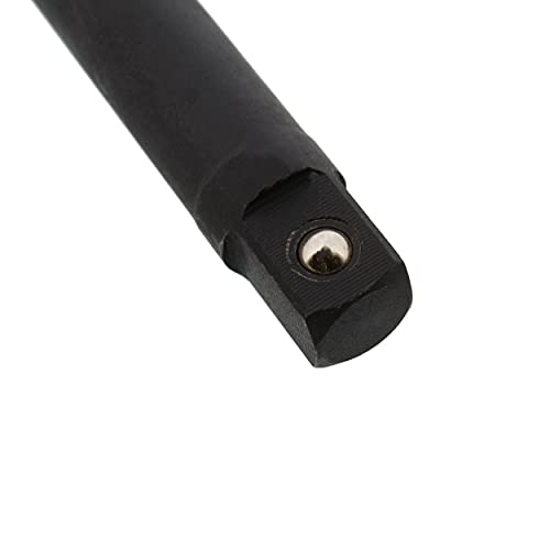 Abn 1/2In Drive 8In Long Torque Socket Extension Bar, 140 Ft/Lb Cr-Mo With Silver Color-Coded Aluminum Ring #TOP1