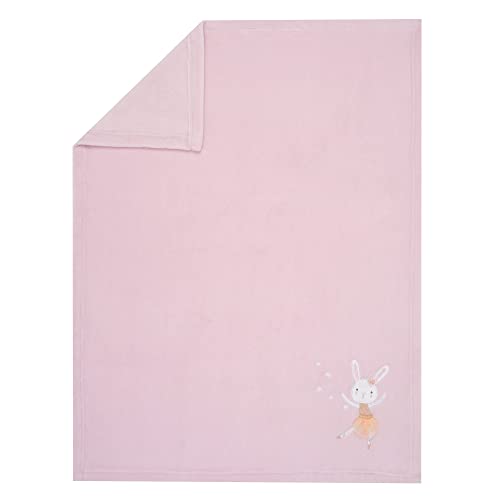 Image of Bedtime Originals Tiny Dancer Baby Blanket - Pink, Animals, Celestial, Rabbit
