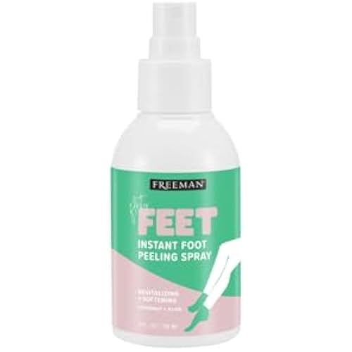 Freeman Flirty Feet Instant Foot Peeling Spray, Foot Mask, 4 fl oz