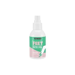 Freeman Flirty Feet Instant Foot Peeling Spray helps you achieve soft, supple feet in a matter of minutes- your summer skincare staple for pretty feet just in time for sandal season Foot peeling mask contains clean ingredients such as coconut and alo...
