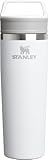 STANLEY Cafe To Go Travel Mug 20 oz | Leakproof Two-Part Drink Through Lid | Tumbler Cup for Coffee, Tea and Drinks | Insulated Stainless Steel Coffee Mug | BPA-Free | Frost