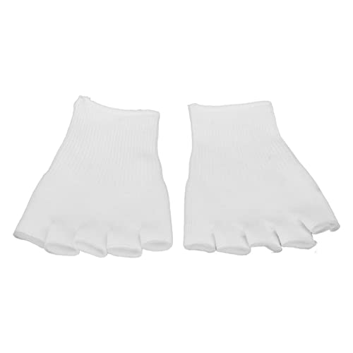 Gel Forefoot Socks, Delicate Texture Five Toe Gel Socks Moisturizing Prevent Slip Easy Absorbing for Dry Cracked Skin