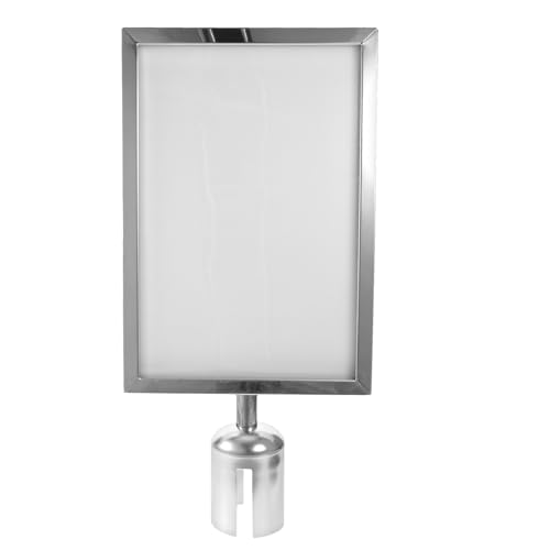 Support de panneau de poteau A4 portrait 43 cm WOONEKY, porte-panneau de signalétique
