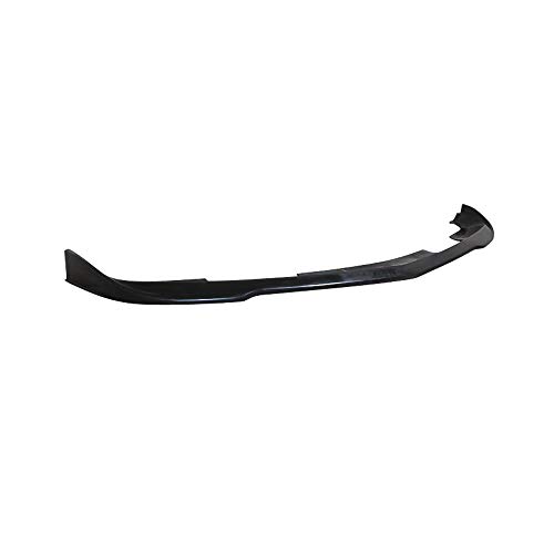 IKON MOTORSPORTS, Front Bumper Lip Compatible With 2011-2014 Dodge Charger RT SXT SE, IKON Style Front Lip Spoiler Bodykit Unpainted Black PU Poly Urethane, 2012 2013