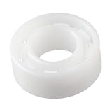 SHUATI Full Ceramic Bearings Double Sealed Smooth Zirconia (ZrO2) Deep Groove Ball Bearings Low Noise Ceramic Miniature Ball Bearing High-Speed Motor(R188 6.35x12.7x4.76mm)