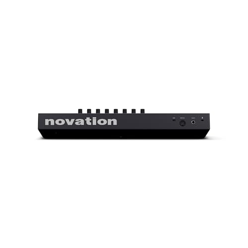 Image of Novation Launchkey 25 MK4 - Compact 25 Key, USB, MIDI Keyboard Controller with DAW Integration. Chord Mode, Scale Mode, 8 Drum Pads, and Arpeggiator - Includes Software Bundle for Music Production | 25 Full-Size Synth-Action Keys, 16 Velocity-Sensitive Fsr Pads with Polyphonic Aftertouch, 8 Endless Rotary Encoders, Accent