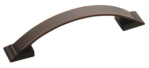 Image of Amerock | Cabinet Pull | Oil Rubbed Bronze | 3-3 /4 inch (96 mm) Center to Center | Candler | 10 Pack | Drawer Pull | Drawer Handle | Cabinet Hardware