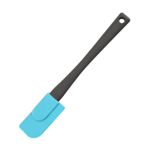 HOUDERCO 4 STÜCKE Teiliges Silikon buttermesser Kunststoffgriff Vielseitiger Butter Käsemesser Hitzebeständig Rostfrei für Kuchencreme Backen und Küchenutensilien Zufällige Zufällige Farbe