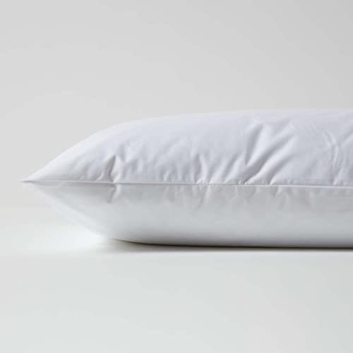 HOMESCAPES Set of 4 Euro Size 80 x 80 cm Waterproof Pillow Protectors Hypoallergenic Anti Dust Mite Washable Square Pillow Covers Oeko-Tex Certified Soft & Breathable with Zip Closure - Image 3