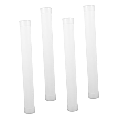 Cabilock Pcs Plastic Round Tube Lid Versatile Storage Organizer Mailing Tubes for Shipping Packaging Map for Art Prints Moisture Protection